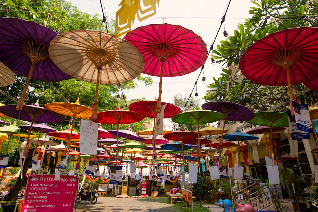1024 Chiang Mai handmade umbrellas shutterstock 1731391696