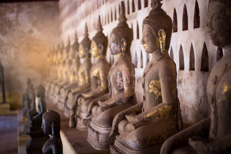 900 Old buddha statue in laos Vientiane Laos shutterstock 616572062