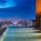 1280 Hotel des Arts Saigon Pool mit Ausblick abends