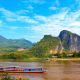 1280 Tour boats in Mekong river Luang Prabang shutterstock 1042859857